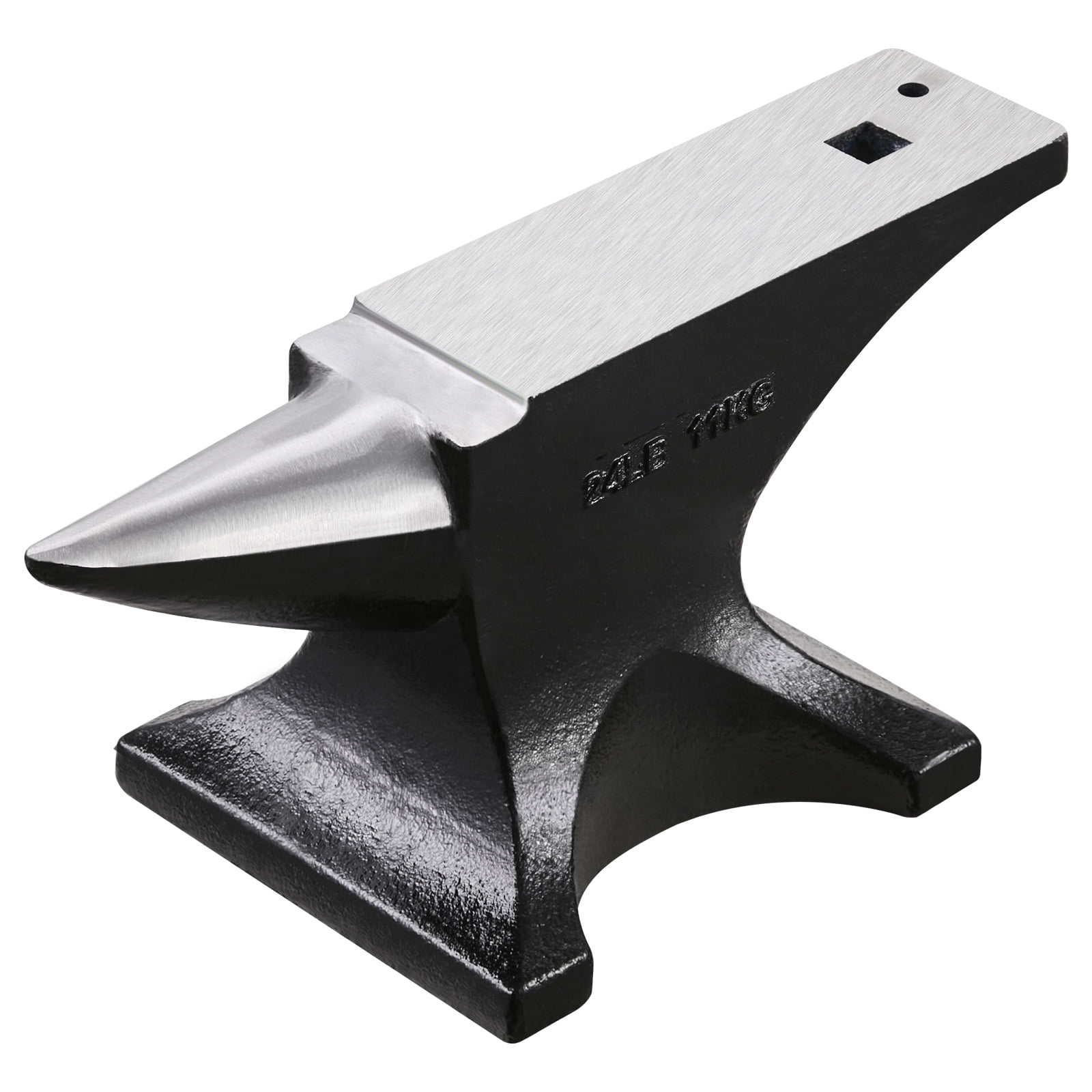 VEVOR Single Horn Anvil, 25lbs Cast Steel Anvil, High Hardness