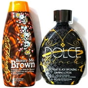 Black Extreme Bronzer & Butter Me Brown Tanning Bed Lotion