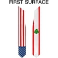 thumbnail image 3 of Usa American America And Lebanon Lebanese Flag Graduation Sash Class Of 2024 2025 Graduation Stole 72 Inch Length Double Sided V Shape Graduation Scarf Graduation Congratulation Gifts, 3 of 7