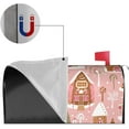 thumbnail image 2 of Mailbox Covers Magnetic Standard Size 21 x 18 in Pink Christmas Gingerbread House Mailbox Cover for Holiday Garden Yard Decor, 2 of 6
