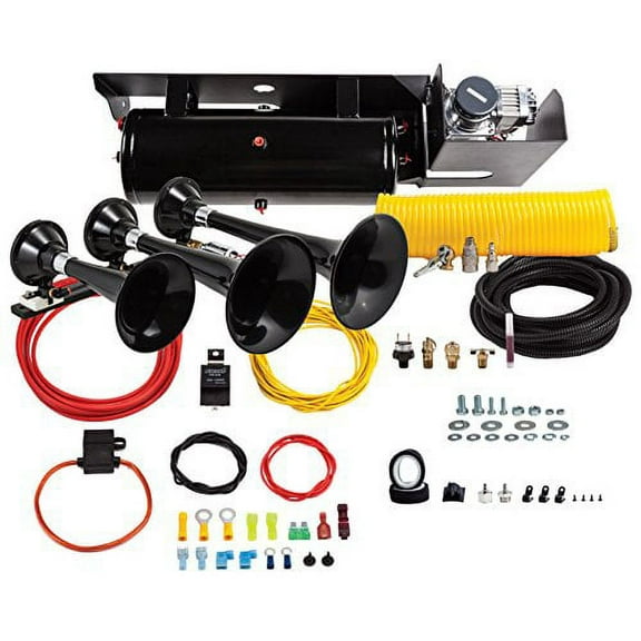 Kleinn Air Horns SDKIT-230 Bolt-On Train Horn/Onboard Air System for Ford F-250/F-350 Super Duty Diesel Trucks Fits select: 2011-2016 FORD F250, 2011-2015 FORD F350