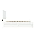 thumbnail image 6 of AFI NoHo 14" Queen Wood Platform Bed Frame with Twin-XL Trundle, White, 6 of 7