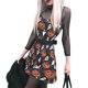 thumbnail image 4 of Txlixc Vestido de tirante femenino, vestido de verano de calabaza de Halloween con cuello en u Txlixc moda, 4 of 8