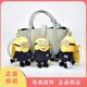 thumbnail image 2 of Mochila de juguete de peluche de Minions de la serie de agentes de dibujos animados de Anime, llavero decorativo de animales Kawaii, muñeco colgante, regalo para niños, 2 of 5