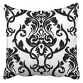 thumbnail image 1 of BSDHOME Baroque Damask Pattern Rococo Scroll Vintage Abstract Antique Beauty Black Pillow Case Cushion Cover 20x20 inch, 1 of 1