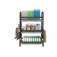 thumbnail image 1 of Extra Grande Fregadero Xtellar negro Acero Inoxidable De 3 Niveles Cocina, 1 of 4