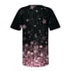 thumbnail image 4 of ICHUANYI ClearanceWomen Fashion Casual Printing Short Sleeve Loose Tee Tops Tunic Blouse(Pink, L) ICHUANYI WER20232080500491, 4 of 5