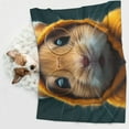 thumbnail image 6 of Disketp Modern Yellow Sweater Guinea Pig Dog Blanket/Bed Cover for Dogs and Cats,Puppy Essentials-Medium, 6 of 8