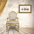 thumbnail image 3 of Stellar Design Studio 24x14 Gold Ornate Wood Framed with Double Matting Museum Art Print Titled - Bourbon Glasses 1, 3 of 4