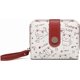 thumbnail image 1 of Kid's Wallet Prints Kawaii Cat Wallets with Exterior Zipper Around Coin Purse Bill Wallet with ID Card Slots (RED), 1 of 4