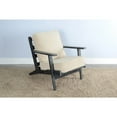 thumbnail image 2 of Sunny Designs Marina Mid-Century Mahogany Accent Chair with Cushion - Black Sand, 2 of 3