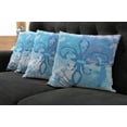thumbnail image 2 of Ambesonne Blue Throw Pillow Cover 4 Pack, France Fleur de Lis, 24", Blue, 2 of 6