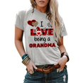 thumbnail image 4 of JINMGG Womens Tops,Plus Size Short Sleeve 3D Love Printed O-Neck Tops Tee T-Shirt Blouse Gray XXL, 4 of 7