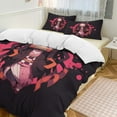 thumbnail image 2 of Demon Slayer 3-Piece Bedding Comforter Set Bed Cover Set Soft Warm Bedding for Bedroom, Home, Hotel 90"x90", 2 of 8