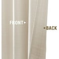 thumbnail image 3 of Curtains for Living Room Linen Textu es Long Farmhouse Casual Weave Back Tab Drapes Light Filtering Window Curtain Panels, 3 of 6