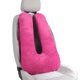 thumbnail image 1 of Almohada para reposacabezas de automóvil ergonómica y cómoda, soporte para cuello, ajustable, color rosa, 1 of 7