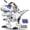 White, variant on Ruko 8809 Remote Control Dinosaur Robot Toy for Kids Ages 3-8, Rechargeable Interactive Toy, STEM Programmable with Sound Effects, Green