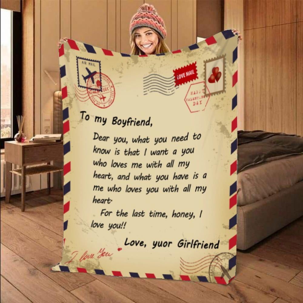 Details about   Envelope Blanket Express Love To My Family Son Wife Character 3D Print Flannel B 