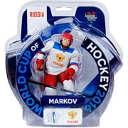 Imports Dragon Figures ID808O 2016 World Cup of Hockey Team Russia Andrei Markov Figure, 6"