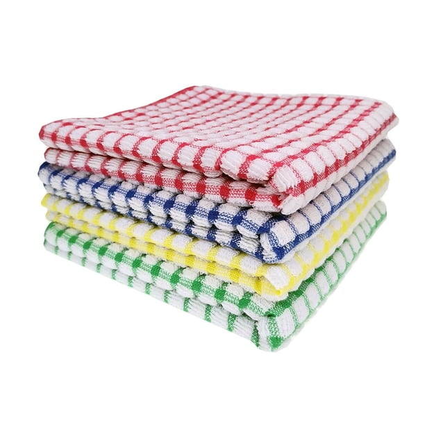 Paquete de 4 paños de cocina para lavar platos, trapos para secar platos, paños de cocina y toallas de cocina.