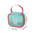 thumbnail image 3 of Lightweight Mesh Makeup Bag Travel Cosmetic Organizer with Zipper for Women and Girls - Portable Toiletry Storage Solution, 3 of 6