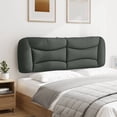 thumbnail image 2 of vidaXL Coussin de Tête de Lit Gris Foncé 152 cm Tissu, 2 of 5