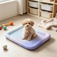 thumbnail image 6 of Dog Cooling Mat Summer Cool Down Pad for Cats and Dogs Breathable Ice Silk Dog Bed Mat Portable Washable Indoor 19.7x15.7in by MPOISVA, 6 of 6