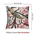 thumbnail image 4 of BANET of 2 Embroidered Decorative Covers Square Pillowcases for Bedroom Sofa Farmhouse Decor (Pink ) 22x22in, 4 of 7