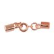 thumbnail image 4 of 12 piezas de cierres de resorte de engarce de 4 mm para joyería, ideales para hacer collares y manualidades. Oro rosa, 4 of 6