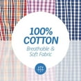 thumbnail image 2 of Badger Smith - Men's Boxer Shorts, Comfortable Cotton Boxers, 100% Cotton Checks Multicolor Boxers For Men, Multi Pack - Large, 2 of 8