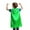 Green, variant on Toptie Satin Superhero Capes, Halloween Festival Event Costumes And Dress Up For Kids & Adults-Yellow-27 1/2" H x 23 1/2" W