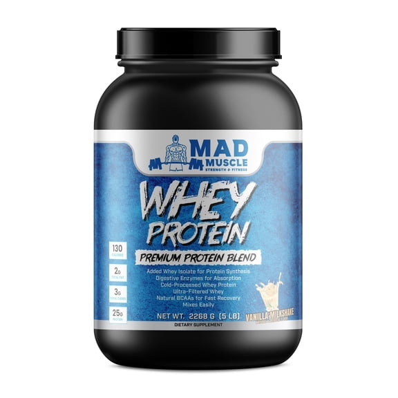 Whey Protein Powder- Vanilla Milkshake 5 lb