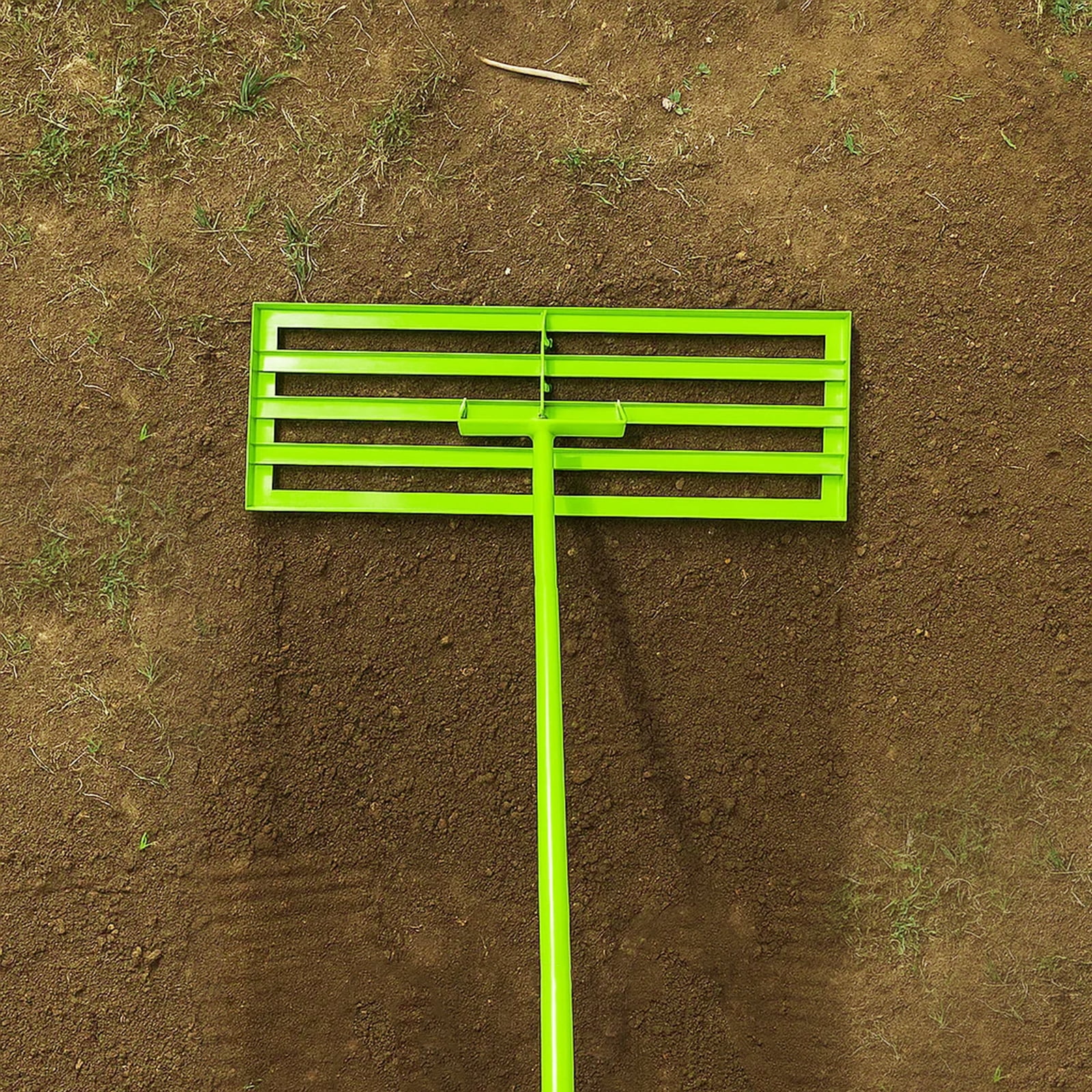 Steelite Lawn Leveling Rake, 30"x10" Heavy Duty Lawn Level Tool with 72 Inch Adjustable Handle ,Lawn Leveler for Soil Grass Golf Field, Professional Lawn Care Tool