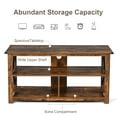 thumbnail image 4 of Topbuy 3-Tier Industrial Media Stand TV Stand with Open Shelves for TV's up to 55", 4 of 6