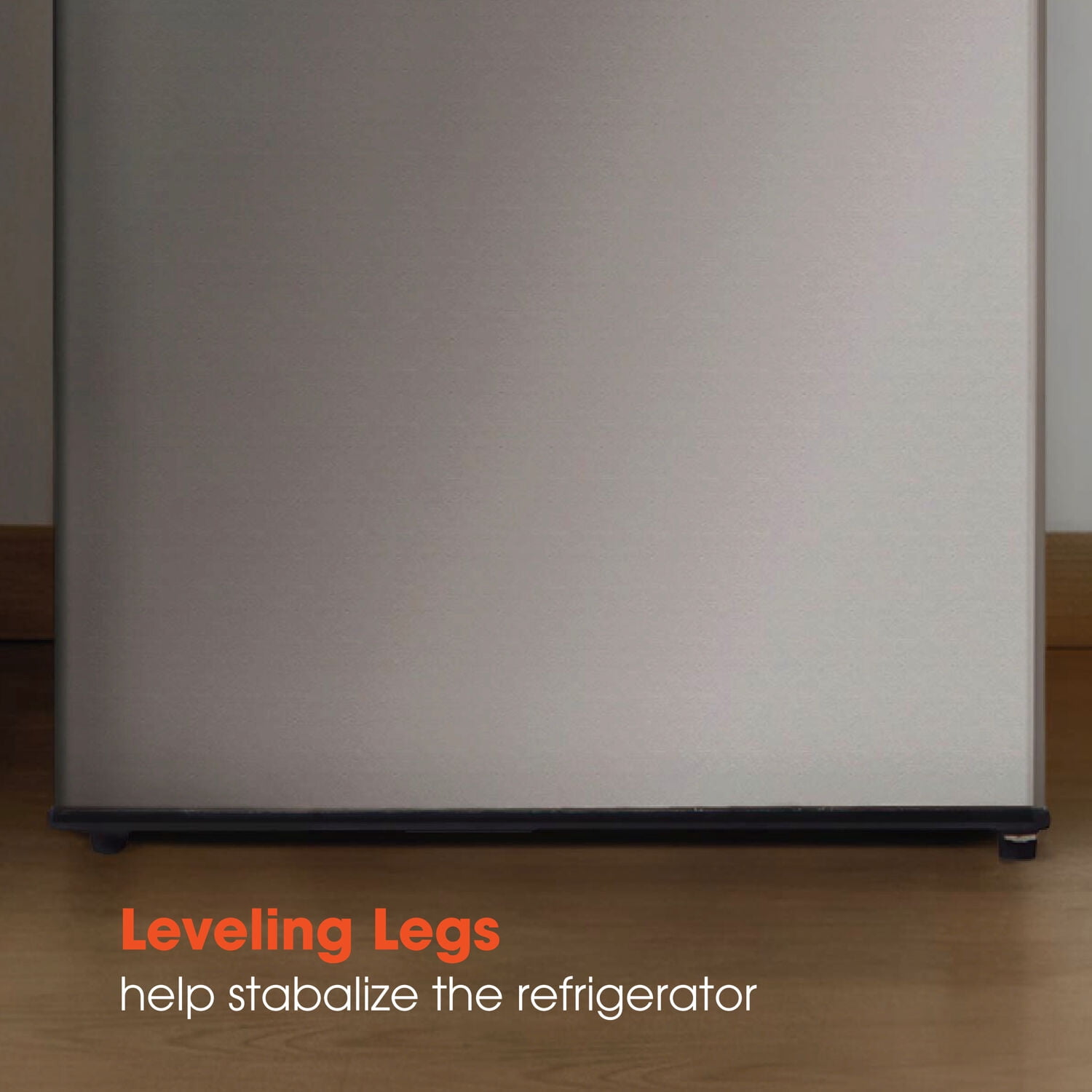 Magic Chef Energy Star 2.4 Cu. ft. 18.5" W Mini Fridge, Stainless Steel Door