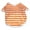 Orange, variant on Limei Dog Shirts Pet Clothes Striped Clothing, Puppy Vest T-Shirts Outfits for Cat Apparel, Doggy Breathable Cotton Shirts for Small Medium Large Dogs Kitten Boy and Girl (Orange, X-Small)