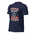 thumbnail image 2 of Texas Made Texans Raised Unisex T-shirt (Navy, 4XL), 2 of 4