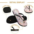 thumbnail image 3 of YAZAOOSummer Flip Flops Creatively Gems Of Joy Simple Beach Sandals, 3 of 8