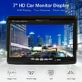 thumbnail image 4 of 7 Inch Truck Car Monitor 2CH DVR Video IPS Screen Recorder For Motorhome Reverse Backup Vehicle Camera DC 12-24V ,Effortless Control, 4 of 7