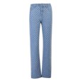 thumbnail image 4 of SMihono Pantalons en Lin pour Femmes Mode Grande Taille Décontractée Jeans Troués Taille Haute Long Bas en Denim Solide Pantalons Larges pour Femmes, jusqu'à 65 % de Réduction!, 4 of 7
