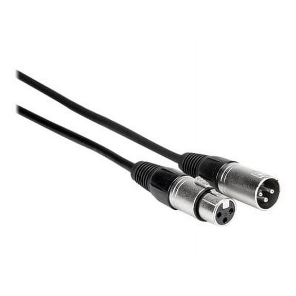 Hosa Technology 10' XLR3M to XLR3F 2x 24 AWG DMX512 Cable