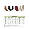 thumbnail image 2 of Frontwalk Women Stiletto Boot Pointed Toe Ankle Booties Lace Up Winter Boots Office Fashion Dress Bootie Shoes Womens Mid Heel Beige 9, 2 of 4