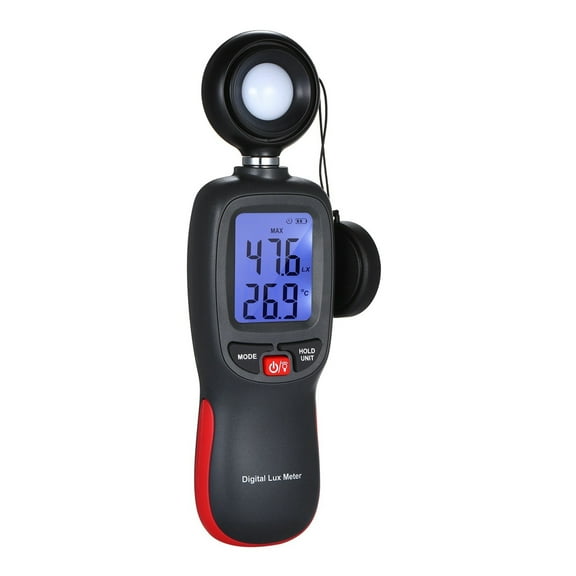 Digital Light Meter LCD Display Handheld Light Meter Mini Light Meter Photometer With Max/Min/Data Mode Light Sensor