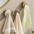 thumbnail image 1 of Bathroom Towel Holder No Drill Adhesive Clips for Hand Towels & Cleaning Rags, 1 of 6