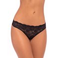thumbnail image 2 of Secret Treasures Women's Lace Thong Panties, 3-Pack, 2 of 4
