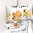 thumbnail image 4 of Sikiie Hello Spring Sunflower Gnomes Pillow Covers, Throw Pillow Case Cushion Covers,Cushion for Bedroom,Couch,Home-14"x20", 4 of 6