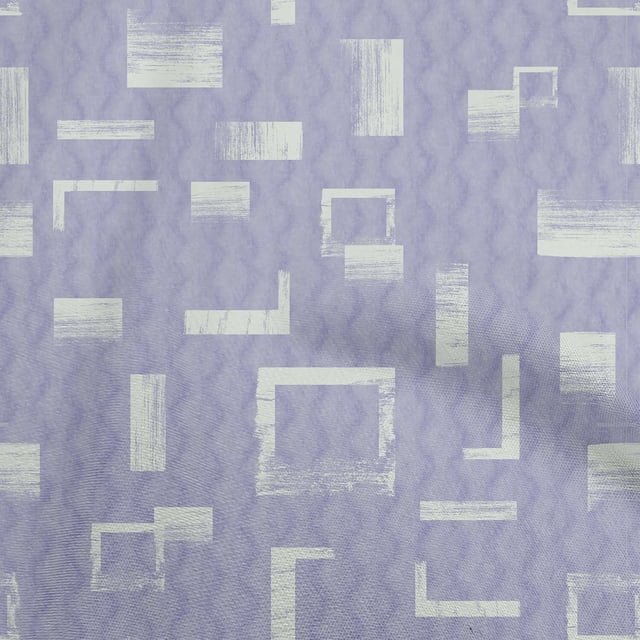 oneOone Polyester Spandex Light Purple Fabric Abstracts Fabric For Sewing Printed Craft Fabric By The Yard 56 Inch Wide