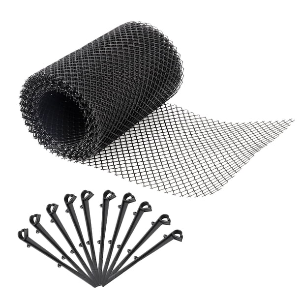 Thickened Aluminum Gutter Guard – 6.1M Roll, Rustproof Leaf Filter For 5-Inch Gutters, Easy Cut & Install
