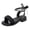 Black, variant on Ymyiu Heels for Kids Girls Girls Sandals Low Heel Dress Pump Ankle Strap Flower Party Shoes for Little Kid/Big Kid Size 3.5 (Black,Big Kids 3.5)