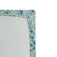 thumbnail image 3 of Ambesonne Teal Green Fitted Sheet 2 Pcs Set, Pastel Mosaic Triangles, Twin, Teal Seafoam and Dusk, 3 of 3